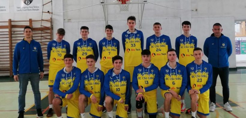 Juniorii Under 18 BC CSU Sibiu au încheiat primul turneu al noii stagiuni cu victorii pe linie