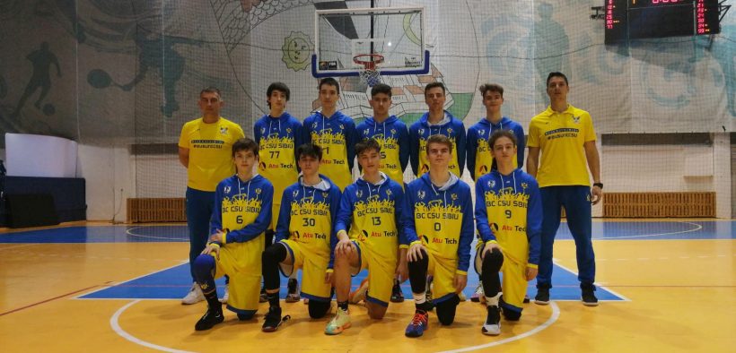 BC CSU Sibiu U 16 s-a calificat în grupele semifinale ale Campionatului Național
