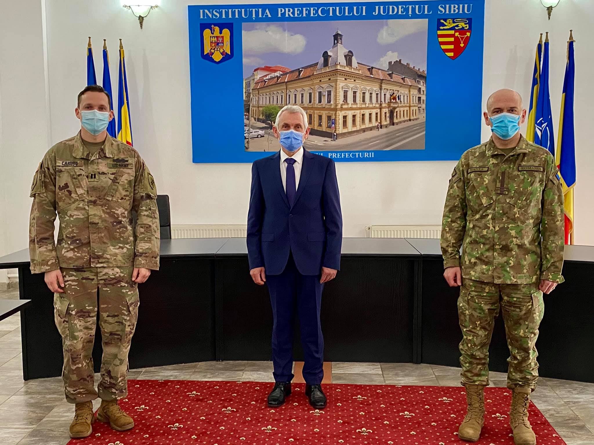 Specialiști de cooperare civili-militari CIMIC România și afaceri civile – CA SUA, prezenți la Sibiu