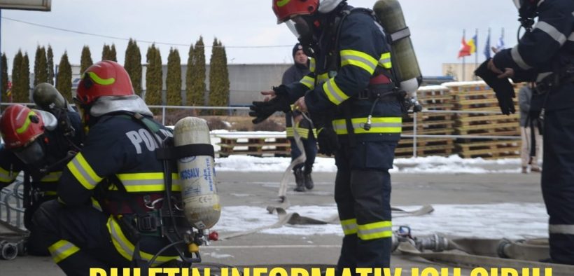 122 misiuni în acest sfârșit de săptămână, realizate de ISU Sibiu