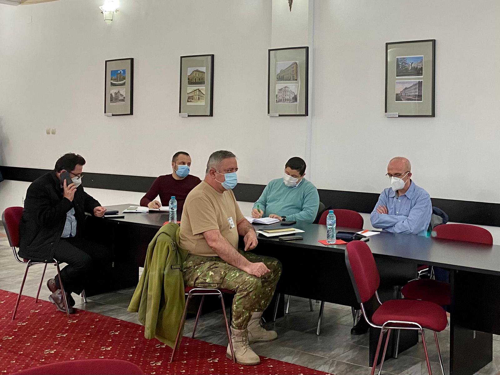Întâlnire a reprezentanților instituțiilor și unităților sanitare cu responsabilități în prevenirea și combaterea efectelor pandemiei de COVID-19