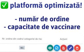 Platforma de programare pentru vaccinare a fost optimizată