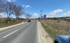 Atenție șoferi! CJ Sibiu a montat calmatoare de viteză pe DJ 106 Sibiu- Agnita
