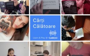 Cavalerii și domnițele Turnului Înclinat din Ruși duc Cărți Călătoare pe ulițele satului
