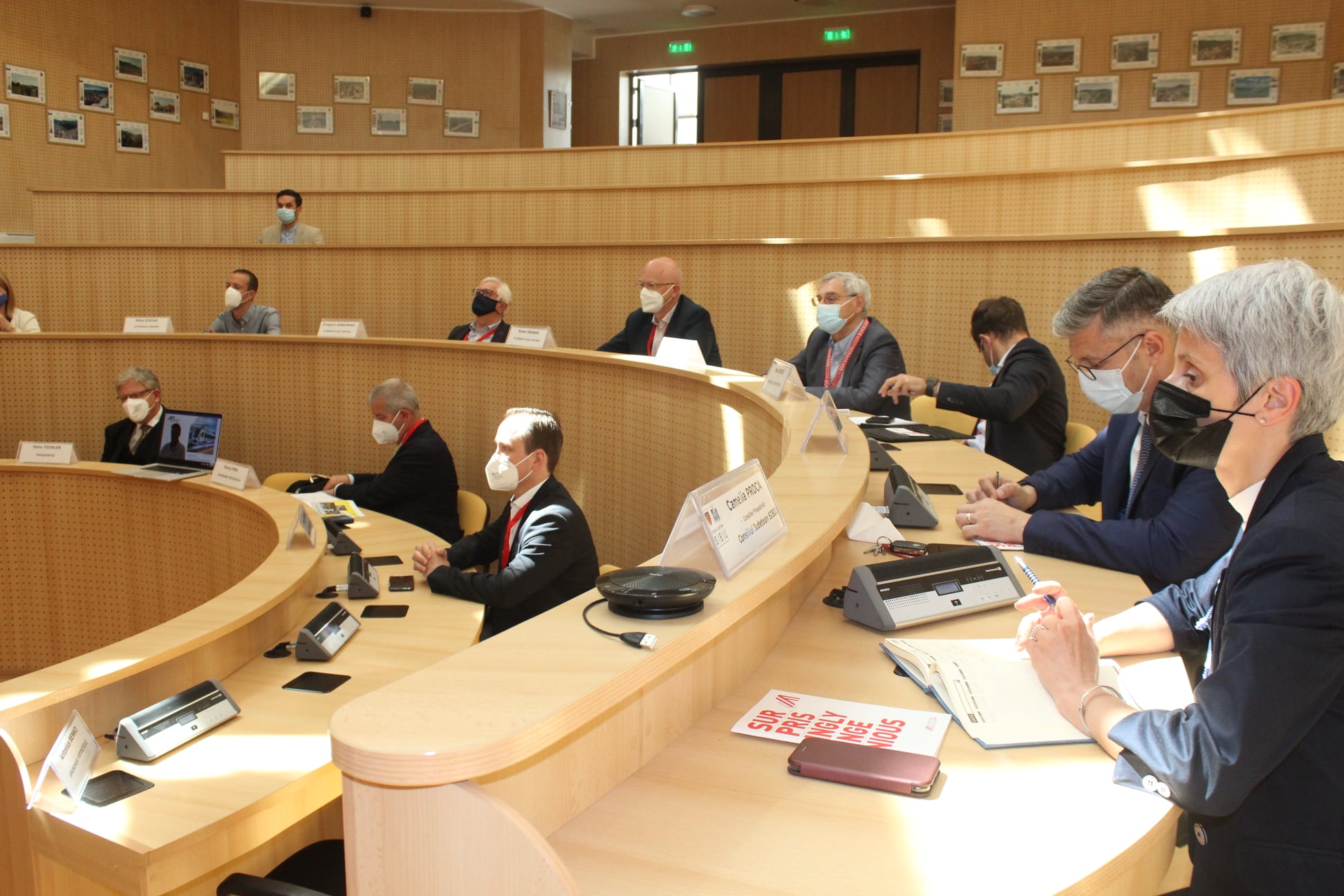 CJ Sibiu a primit vizita unei misiuni economice austriece în România, organizate de Ambasada Austriei în România, Secția Comercială