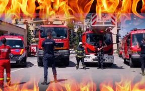 VIDEO- Pompierii sibieni răspund afirmativ la ”leapşa echipării”, lansată de ISU Alba și ISU Timiș