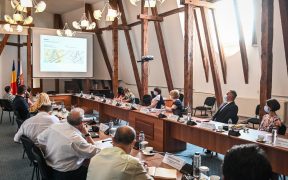 Dezbaterii privind construirea centrului pentru sport și agrement de pe malul Cibinului