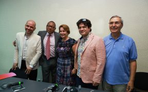 Wynton Marsalis, întâmpinat de dirijorul Cristian Lupeș