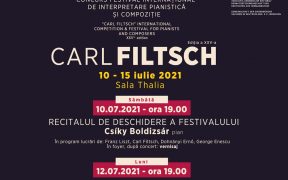 Gala laureaților și finala Concursului de pian ”Carl Filtsch” se desfășoară alături de Orchestra Filarmonicii Sibiu