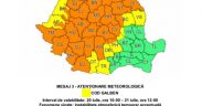 COD PORTOCALIU de instabilitate atmosferică accentuată pentru județul Sibiu