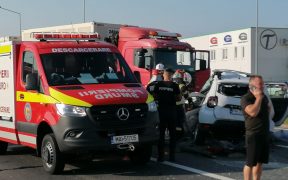 VIDEO Patru morți în urma unui accident grav petrecut la intersecția Calea Șurii Mici cu DN 7H