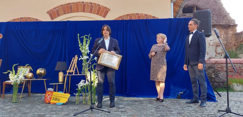 Gabriel Bebeșelea, Ambasador onorific al Sibiului. ”Mulțumesc în primul rând orașului pentru că mi-a oferit șansa să fac parte din această cultură”