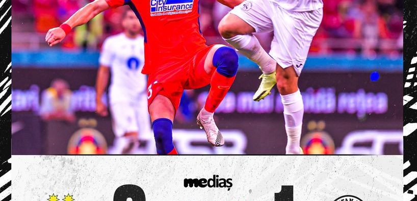 Gaziștii învinși la limită de FCSB, scor 2-1