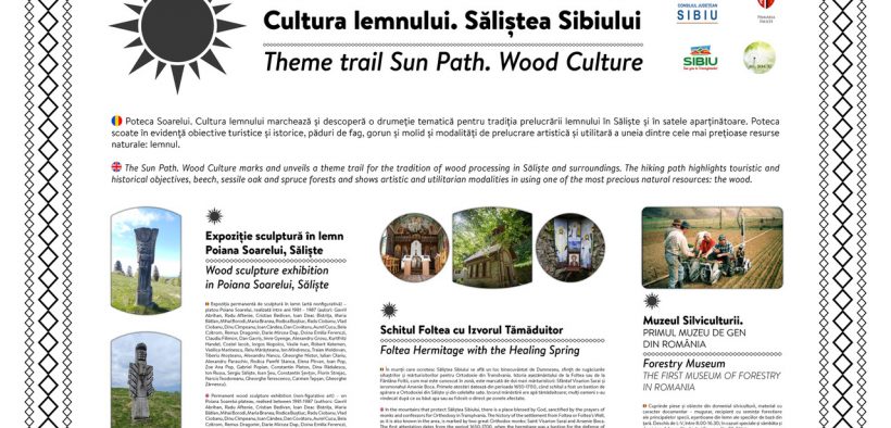 Traseul de drumeție Poteca Soarelui. Cultura lemnului. Săliștea Sibiului