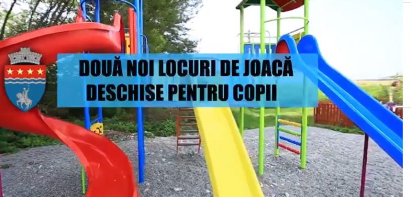 Două noi locuri de joacă pentru copii, deschise în Șelimbăr