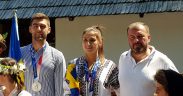 FOTO Campionii olimpici la canotaj, Ancuța Bodnar și Mihăiță Țigănescu, oaspeți de seamă în Muzeul ASTRA