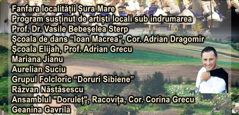 Junii Sibiului, Mariana Anghel, Traian Stoiță și Izabela Tomiță vor urca pe scena Festivalului „Șura Mare- Hamba”