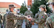 Prima ceremonie militară din viața de cadet, la AFT Sibiu