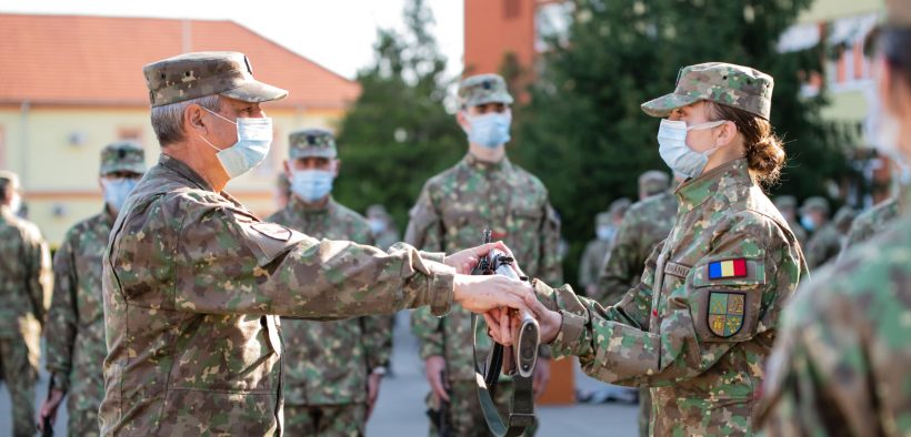 Prima ceremonie militară din viața de cadet, la AFT Sibiu