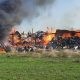 Incendiu puternic la Marpod – Ard sute de baloți