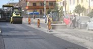 FOTO Se toarnă stat nou de asfalt pe strada Țiglari