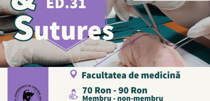 S-a dat startul înscrierii la cea de-a 31-a ediție a workshop-ului Knots&Sutures