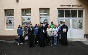 Studenţi ai Facultăţii de Teologie din Berna, Elveţia, au vizitat Tipografia „Şaguniana” a Arhiepiscopiei Sibiului