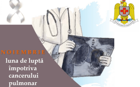Noiembrie – luna de luptă împotriva cancerului pulmonar