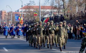 Ceremonia oficială în format restrâns la Sibiu, organizată cu ocazia Zilei Naționale a României