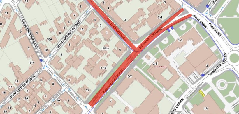 Ceremonia organizată cu ocazia Zilei Naționale a României închide traficul pe bulevardul Victorie