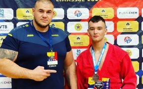 Sibianul David Talpoș a cucerit bronzul Campionatului European de Sambo Cadeți din Cipru