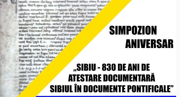  Anul acesta se împlinesc 830 de ani de la atestarea documentară a Sibiului