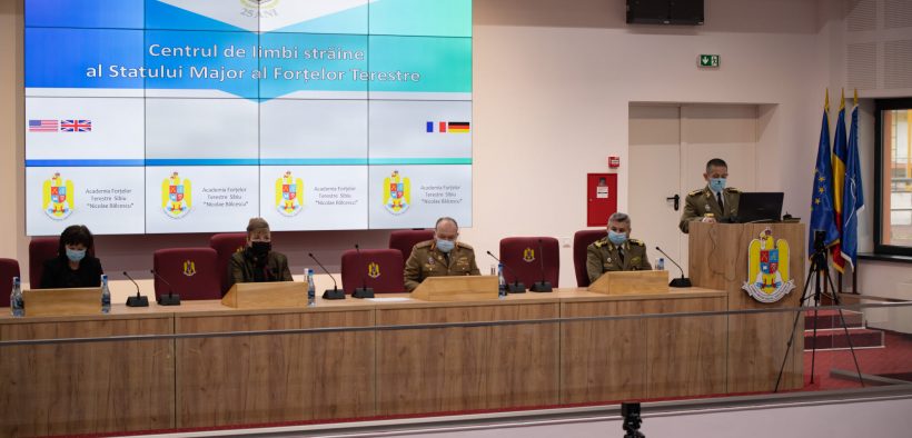AFT Sibiu, gazda ceremoniei aniversării celor 25 de ani de la înființarea Centrului de limbi străine al Statului Major