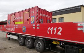 Container pirotehnic intrat în dotarea ISU Sibiu