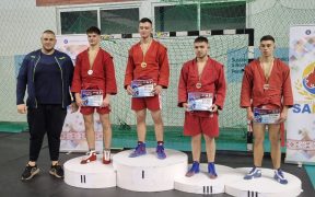 David Talpoș și Darius Scheau s-au clasat pe podiumul Campionatului Național de Sambo pentru juniori și tineret