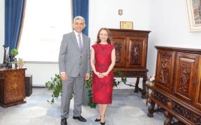 Mourad Halilou în vizită la CJ Sibiu