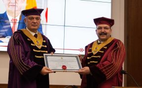 AFT Sibiu a acordat titlul de Doctor Honoris Causa președintelui Consiliului de Administraţie NTT DATA România