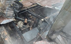 Incendiu izbucnit la acoperișul unei anexe gospodăreşti în localitatea Târnava
