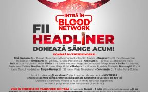 Campania de donare de sânge BLOOD NETWORK ajunge la Sibiu