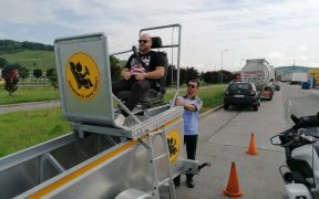 Acțiune preventivă pe linia portului centurii de siguranță, realizată pe A1 Sibiu- Deva