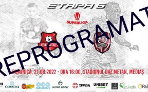 A fost reprogramat meciul dintre FC Hermannstadt și CFR Cluj