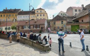 “Ziua fără mașini” în centrul istoric al Sibiului