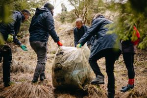 ”Drumețenie” la Păltiniș: o tonă de gunoaie