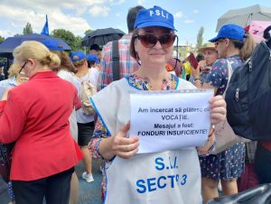 VIDEO. Sibienii, la protestul din București: ”Programul A Doua Șansă – etapa Guvernanți”
