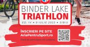 Până la 200 de triatloniști din toată țara sunt așteptați la ediția a IV-a a BINDER LAKE TRIATHLON - Lacul lui Binder, Sibiu
