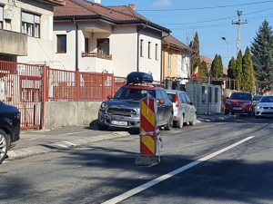 Ploile au ciuruit străzile Sibiului
