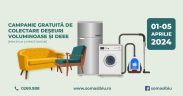Aprilie 2024: Soma organizează campanie de colectare a deșeurilor voluminoase, inclusiv a celor electrice și electronice