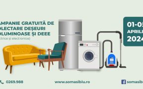 Aprilie 2024: Soma organizează campanie de colectare a deșeurilor voluminoase, inclusiv a celor electrice și electronice