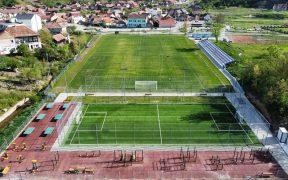 Ocna Sibiului are o nouă bază sportivă multifuncțională