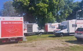 Caravana Crucii Roșii s-a mutat la Porumbacu de Sus
